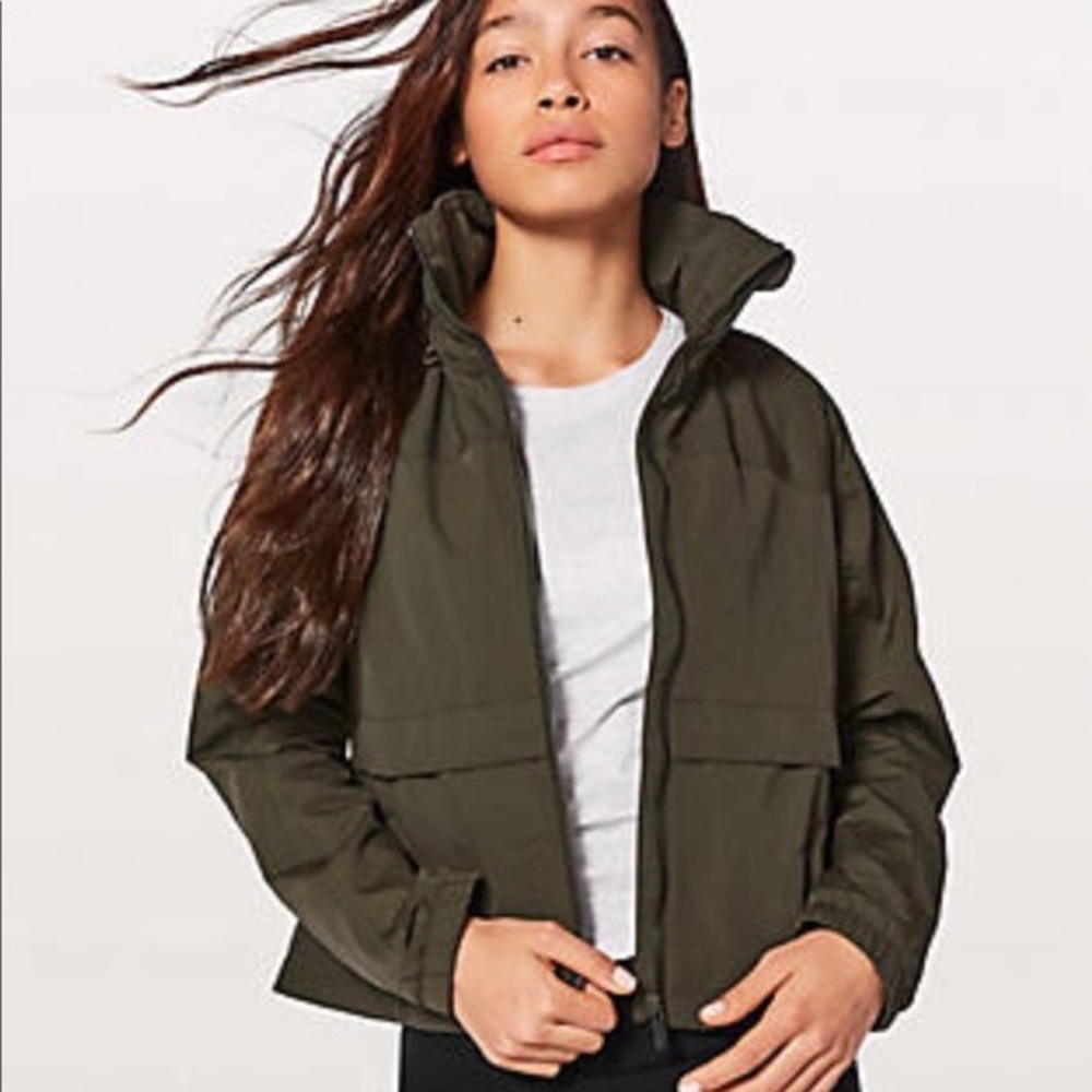 Lululemon Effortless Jacket Army Green